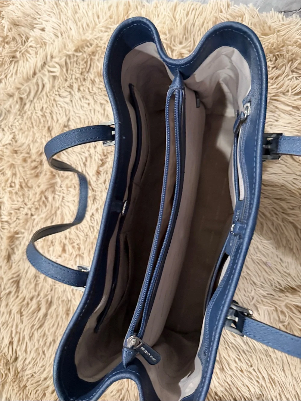 Michael Kors Midnight Blue Saffiano Leather Tote
